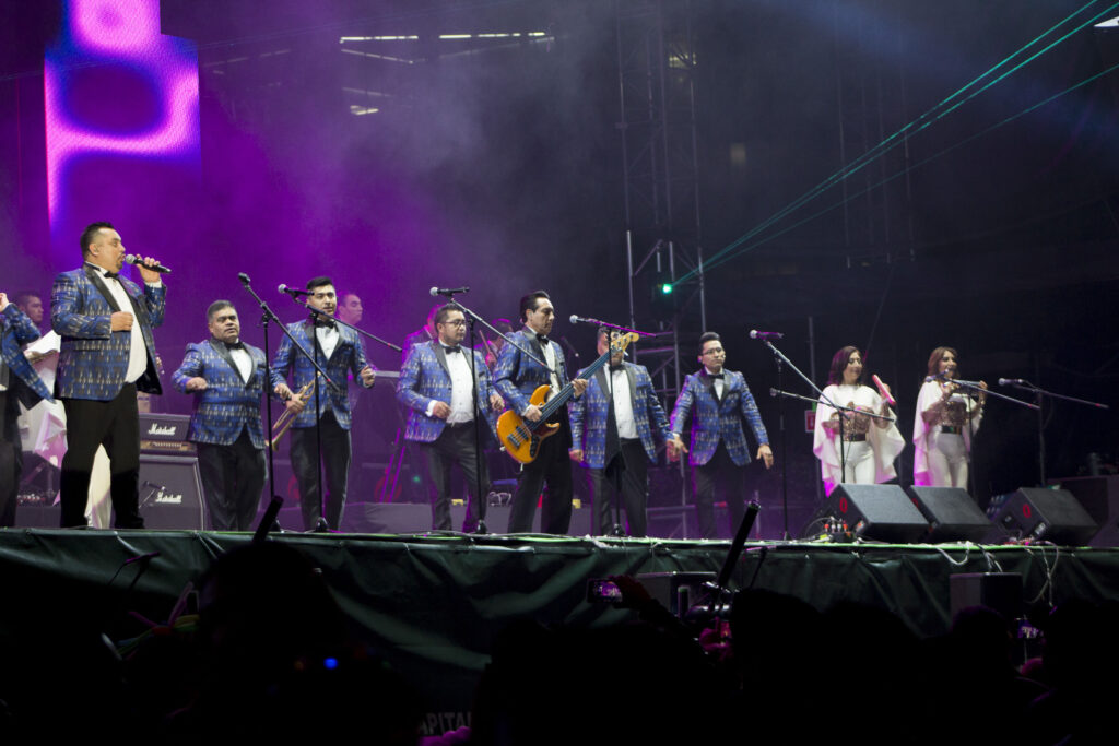Banda de música Los Ángeles Azules en vivo