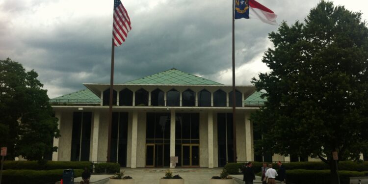 Edificio de la Asamblea General de Carolina del Norte en Raleigh