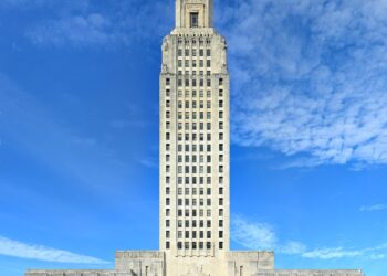 Edificio del Capitolio estatal de Luisiana en Baton Rouge