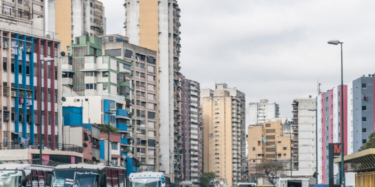 Vista de la ciudad de Caracas, capital de Venezuela