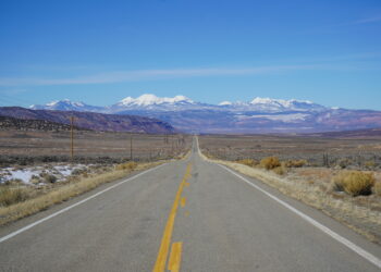 Carretera de montaña en Colorado