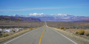 Carretera de montaña en Colorado