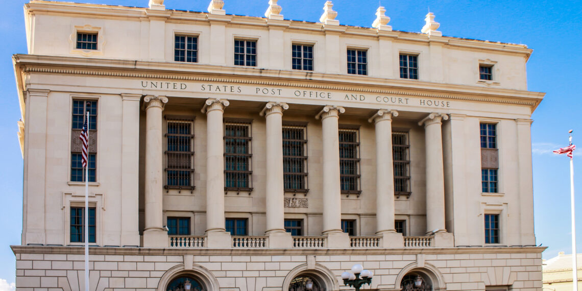 Edificio de una corte federal de Estados Unidos