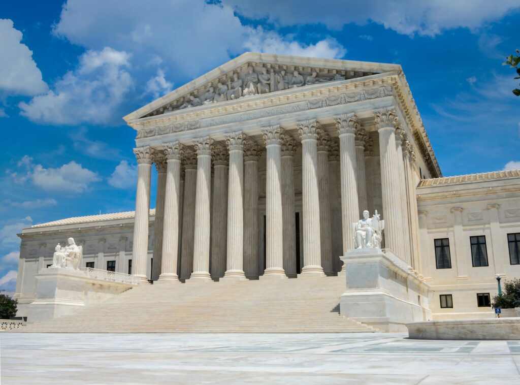 Edificio de la Corte Suprema de los Estados Unidos en Washington D.C.