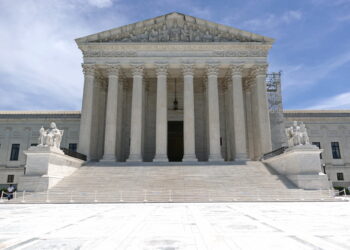 Fachada del edificio de la Corte Suprema de Estados Unidos en Washington
