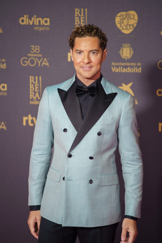 El cantante español David Bisbal en un evento