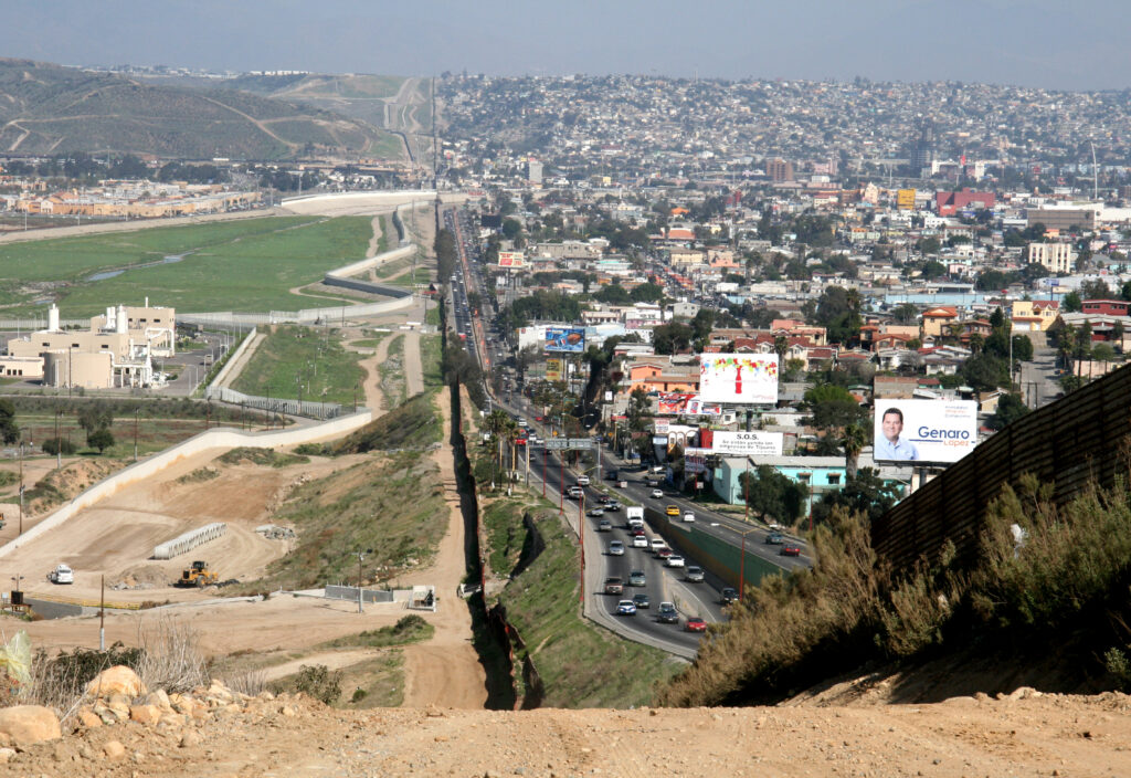 Frontera entre Estados Unidos y México
