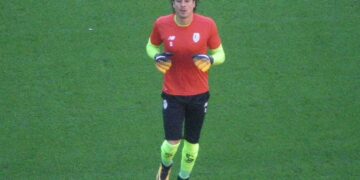 El arquero mexicano Guillermo Ochoa durante un partido