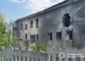 Iglesia dañada por ataque ruso en Dobropillia, Ucrania