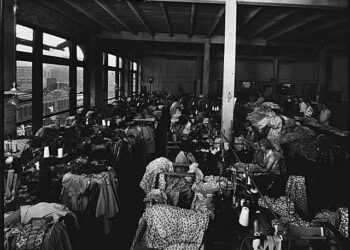 Mujeres latinas trabajando en manufactura y negocios