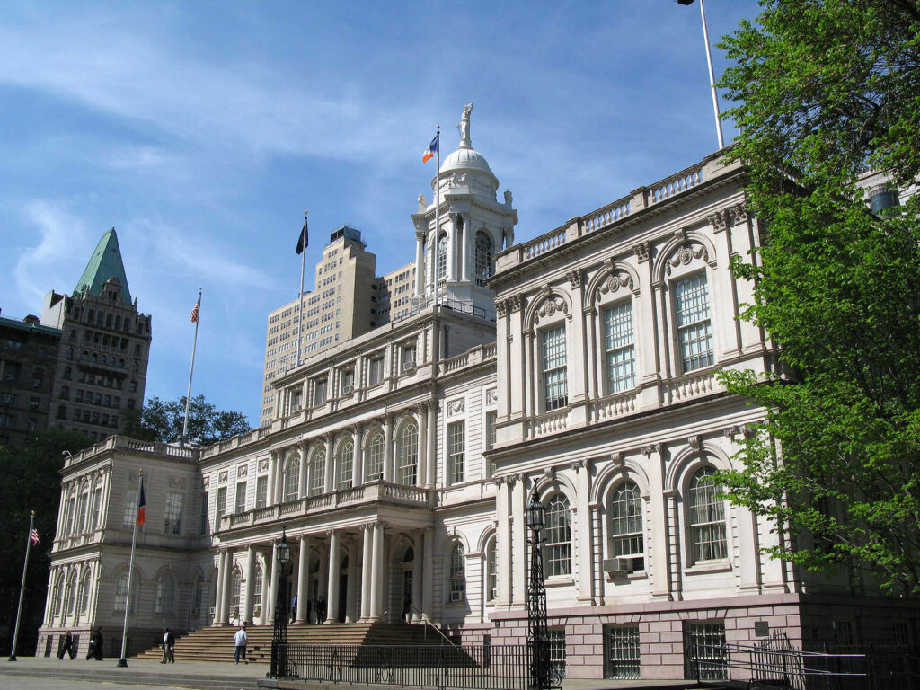 Edificio de la Alcaldía de la ciudad de Nueva York