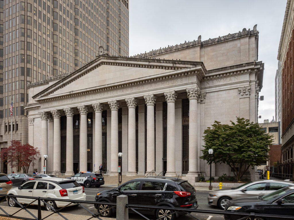 Edificio de un tribunal en Connecticut