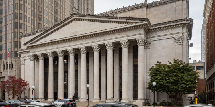 Edificio de un tribunal en Connecticut