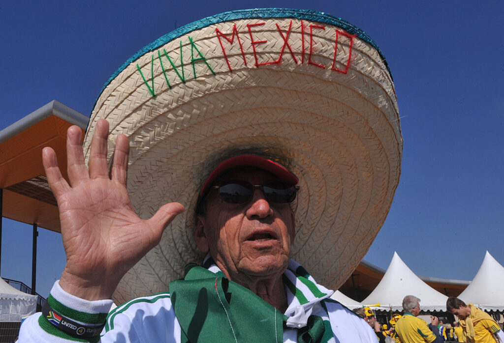 Aficionados de la seleccion mexicana de futbol