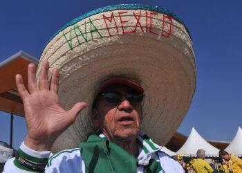 Aficionados de la seleccion mexicana de futbol