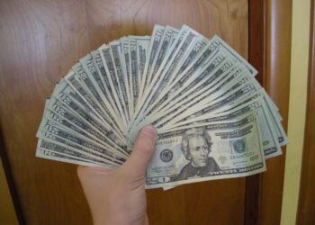 Billetes de veinte dólares estadounidenses