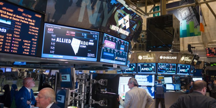 Piso de operaciones de la Bolsa de Valores de Nueva York