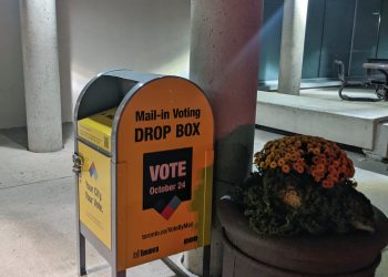 Buzón oficial para depositar boletas de voto por correo