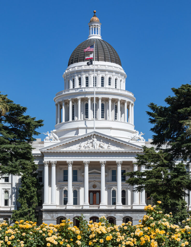 Edificio del Capitolio del estado de California en Sacramento