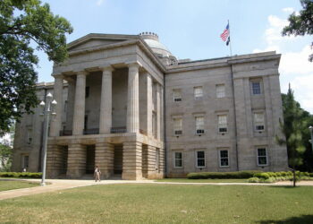 Capitolio del estado de Carolina del Norte en Raleigh