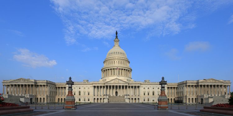 Fachada del Capitolio de los Estados Unidos en Washington