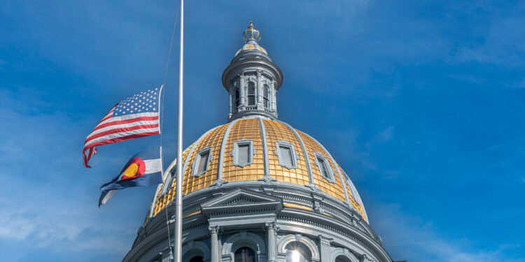 Edificio del Capitolio estatal de Colorado en Denver