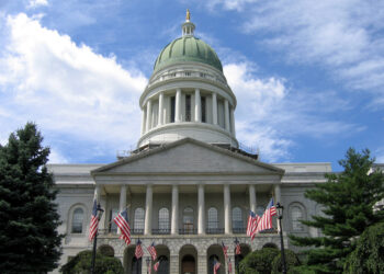 Edificio del capitolio estatal de Maine en Augusta