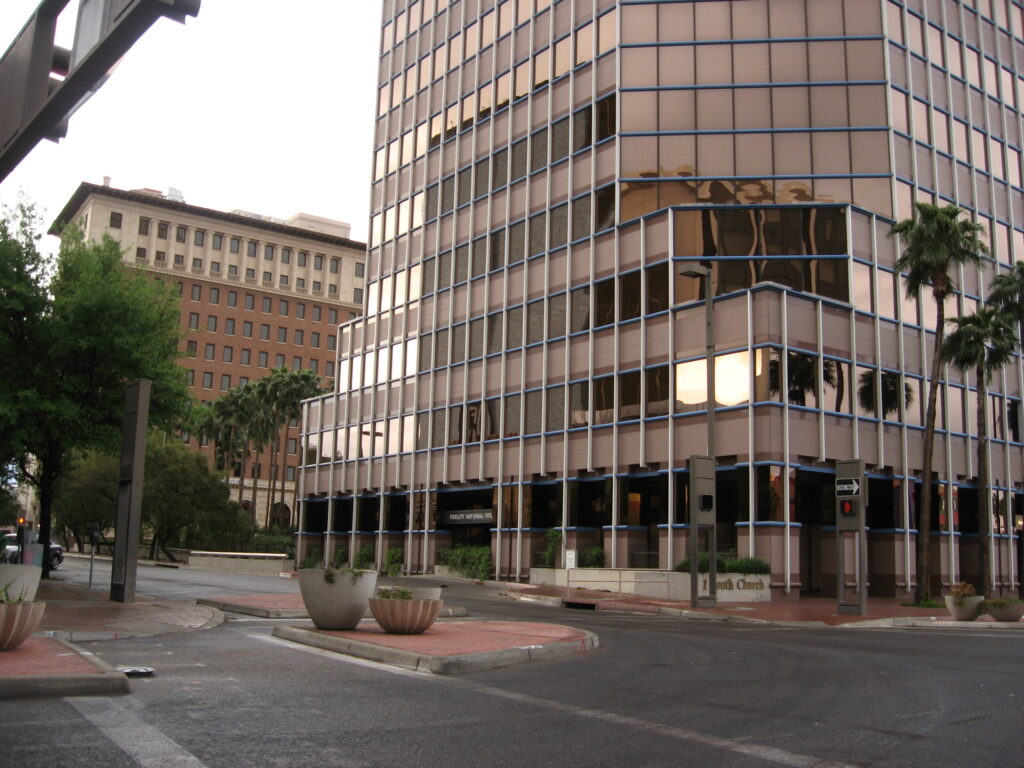 Vista del centro de la ciudad de Tucson, en Arizona