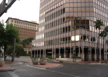 Vista del centro de la ciudad de Tucson, en Arizona