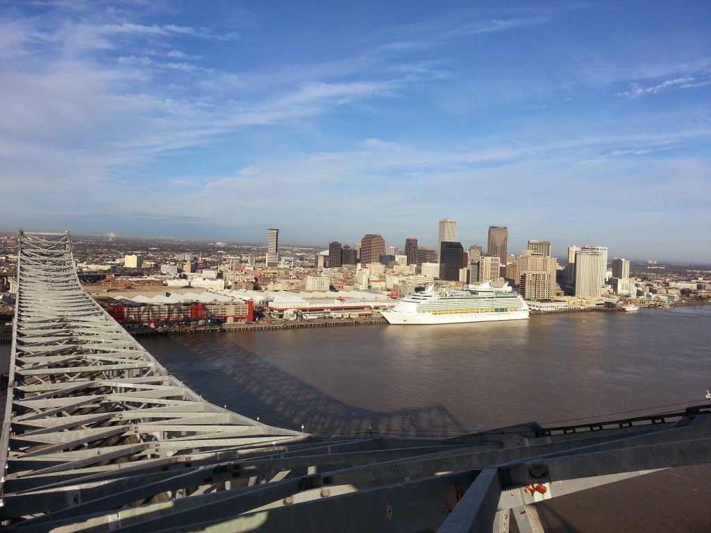 Vista del centro de la ciudad de Nueva Orleans