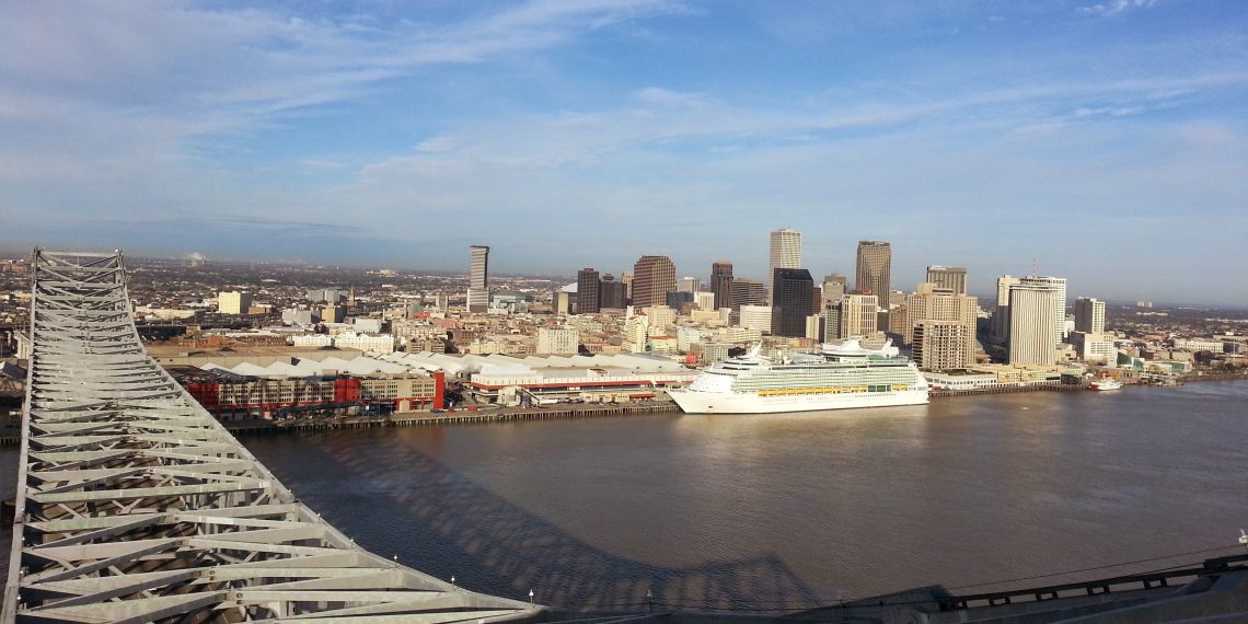 Vista del centro de la ciudad de Nueva Orleans