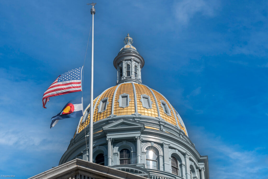Edificio del Capitolio del estado de Colorado en Denver