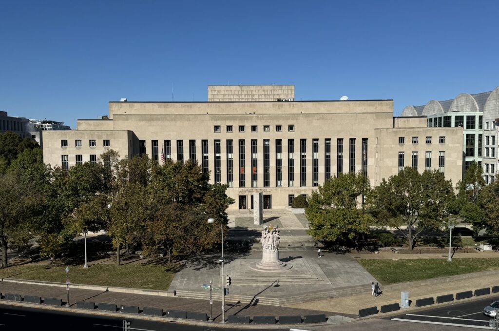 Edificio de la corte federal E. Barrett Prettyman en Washington D.C.