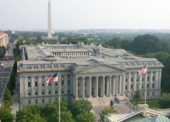 Edificio del Departamento del Tesoro de Estados Unidos en Washington