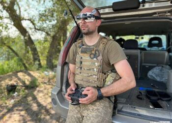 Drones militares ucranianos preparados para una misión