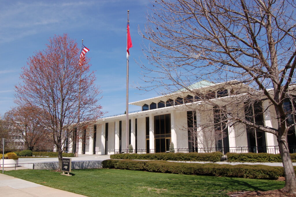 Edificio de la Legislatura de Carolina del Norte en Raleigh