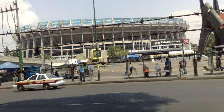 Vista del Estadio Azteca, casa del fútbol mexicano