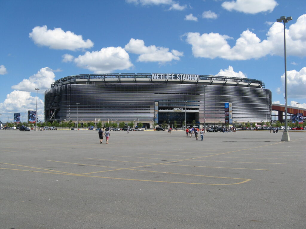 Estadio MetLife durante un partido de futbol