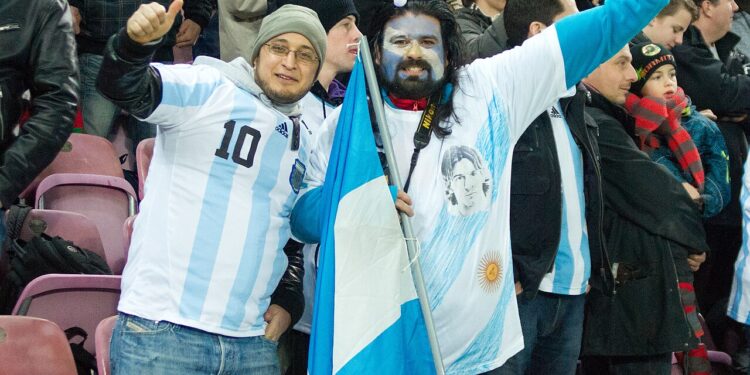 Aficionados de la selección argentina de fútbol