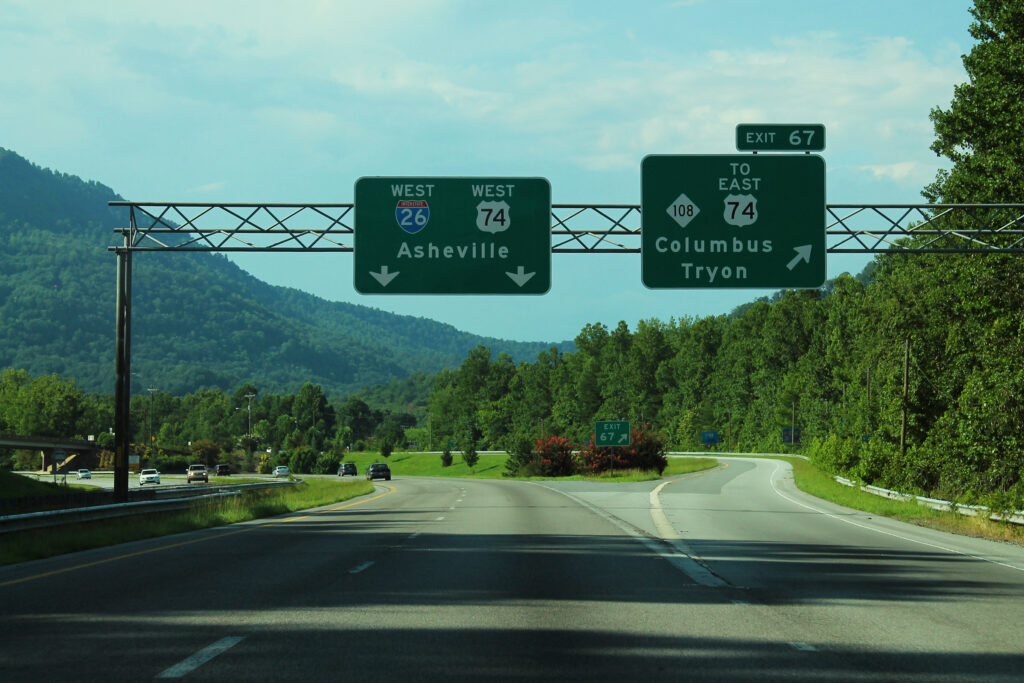 Autopista Interestatal 26 en Carolina del Norte
