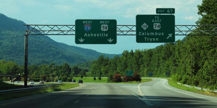 Autopista Interestatal 26 en Carolina del Norte