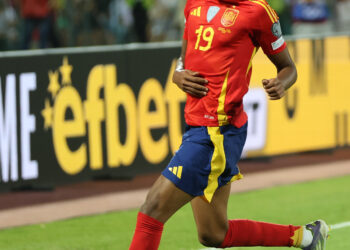 El futbolista Lamine Yamal, estrella de la selección de España