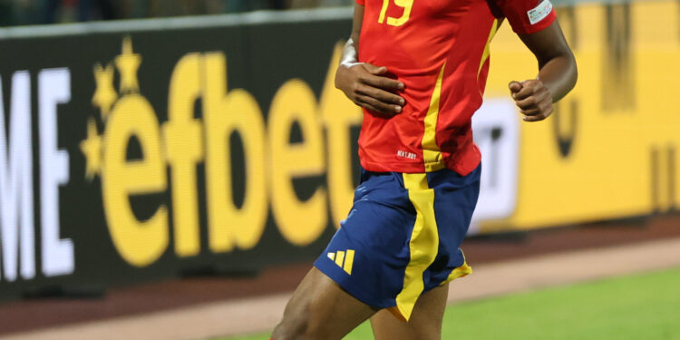 El futbolista Lamine Yamal, estrella de la selección de España