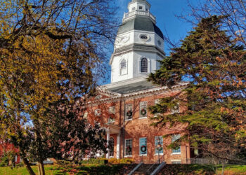 Edificio del Capitolio del estado de Maryland en Annapolis