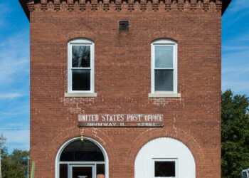 Edificio de una oficina de correos del Servicio Postal de Estados Unidos
