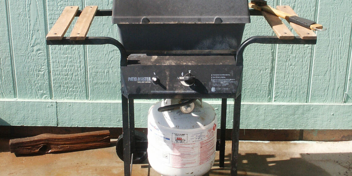 Parrilla de gas de propano para asar al aire libre