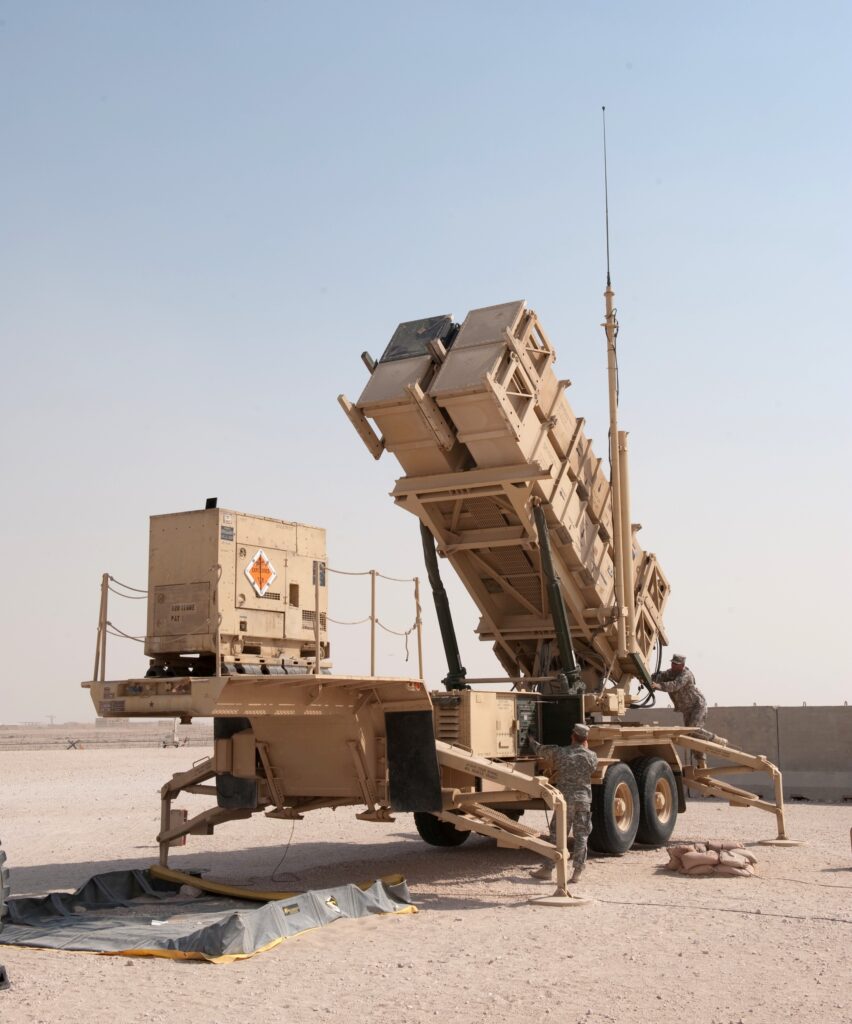 Lanzador del sistema de misiles antiaéreos Patriot MIM-104