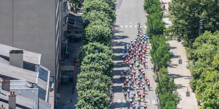 Ciclistas del Tour de Francia durante una etapa
