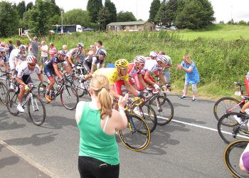 El pelotón de ciclistas durante una etapa del Tour de Francia