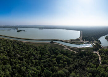 Vista aérea del Valle del Río Grande en el sur de Texas